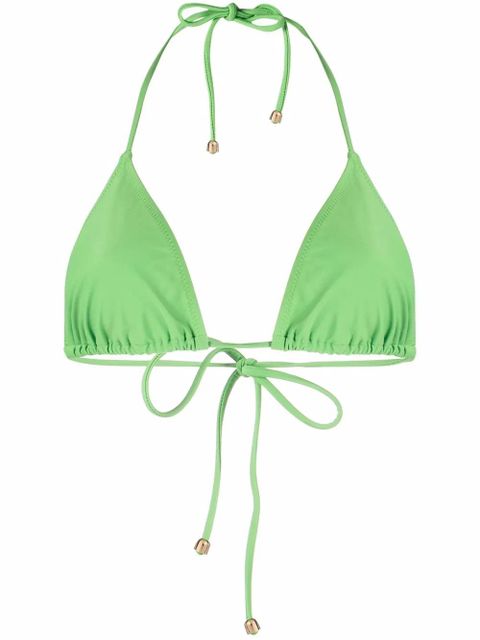 Nanushka halterneck bikini top - Green - zdjęcie produktu nr 1