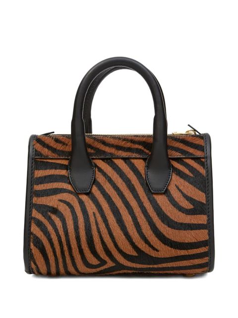 AMIRI micro Triangle Zebra tote bag - Brown