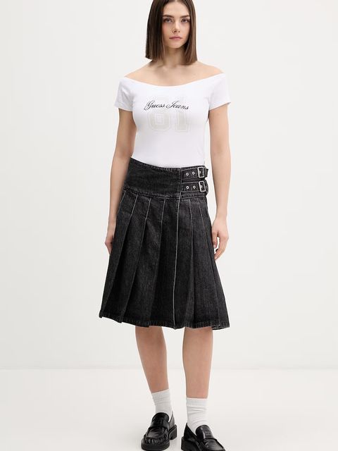 Guess Jeans t-shirt damski bawełniany z elastanem - zdjęcie produktu nr 1