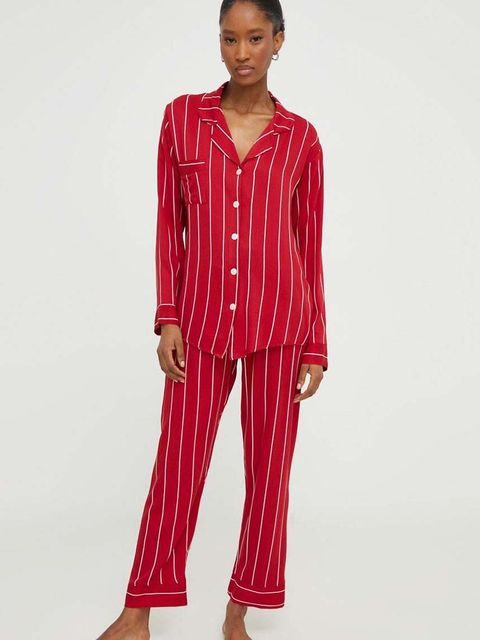 Answear Lab piżama damska kolor czerwony - zdjęcie produktu nr 1
