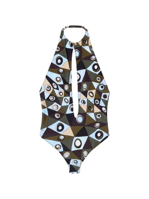 PUCCI Occhi-print swimsuit - Green - zdjęcie produktu nr 1
