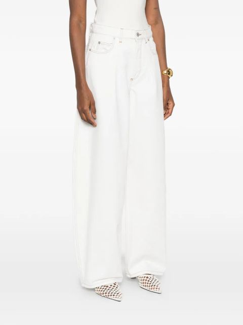 Jacquemus The Ovalo de-Nîmes jeans - Neutrals