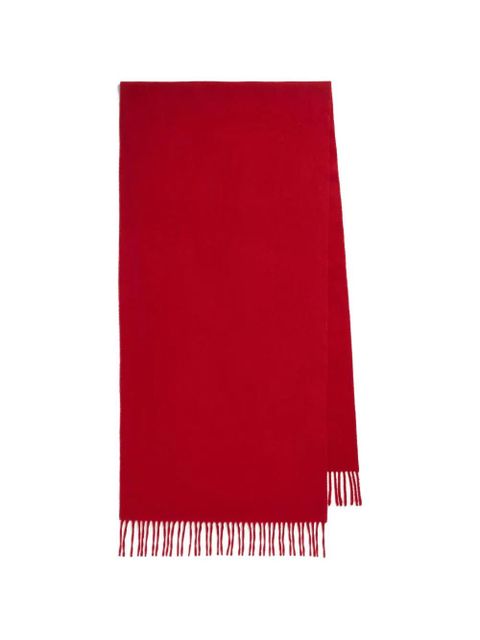 TOTEME fringed-edge scarf - Red - zdjęcie produktu nr 1