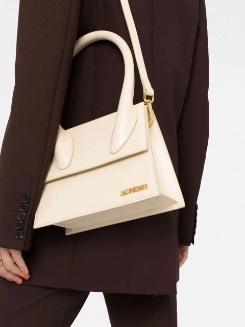 Jacquemus large Le Chiquito top-handle bag - Neutrals