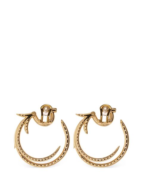 Ferragamo crystal-embellished earrings - Gold