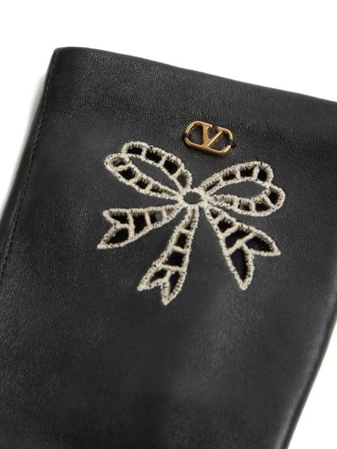 Valentino Garavani Vlogo Signature gloves - Black