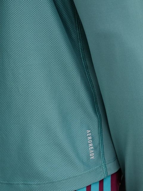 adidas Performance bluza do biegania Own The Run damska kolor zielony gładka JX2255