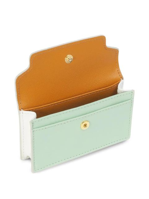 Marni saffiano leather wallet - Brown