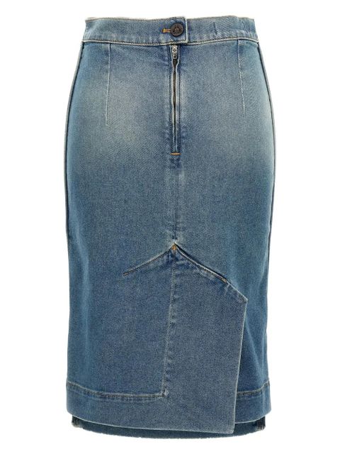 Vivienne Westwood Orb logo embroidery skirt - Blue - zdjęcie produktu nr 2