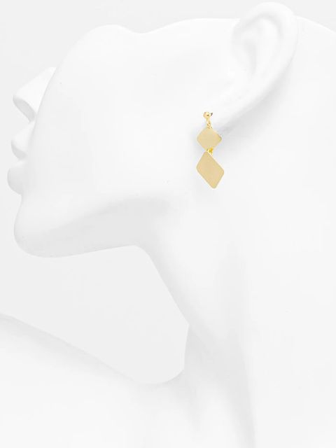 Answear.LAB kolczyki ze srebra 925 pozłacanego 18k złotem - zdjęcie produktu nr 2