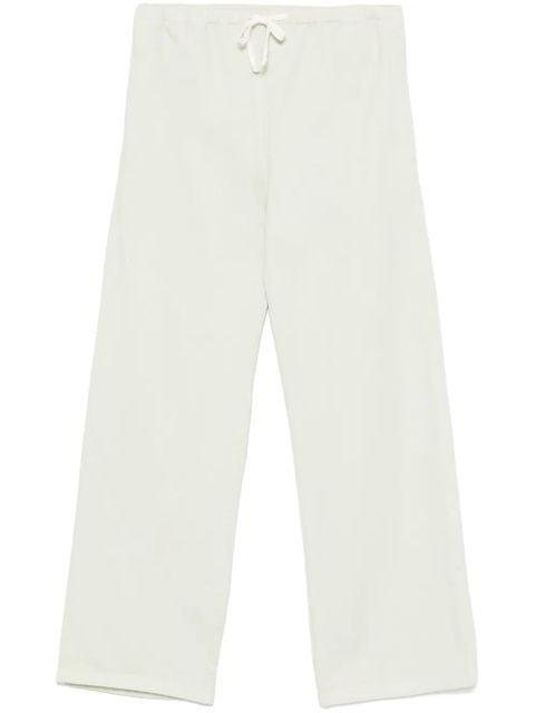 MM6 Maison Margiela cotton trousers - Green - zdjęcie produktu nr 1
