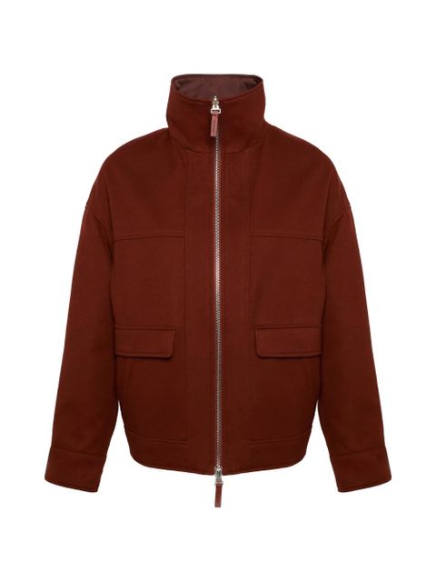 Yves Salomon reversible zip jacket - Brown - zdjęcie produktu nr 1