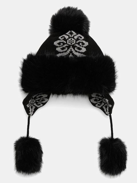 Answear.LAB czapka kolor czarny - zdjęcie produktu nr 2