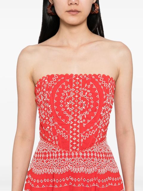 Charo Ruiz Ibiza Iris midi dress - Red