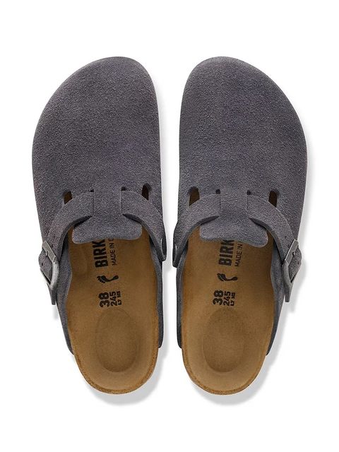 Birkenstock klapki zamszowe Boston