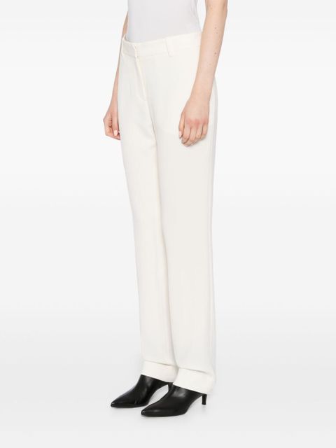 TOTEME low-waist slim trousers - Neutrals