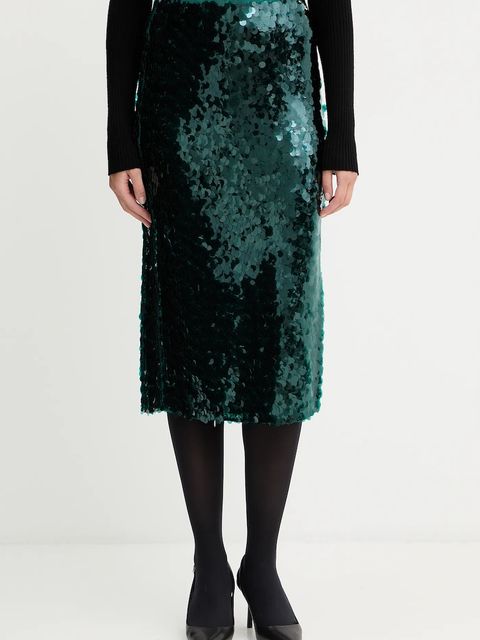 Patrizia Pepe spódnica kolor zielony midi prosta 2G1040 J345 - zdjęcie produktu nr 1