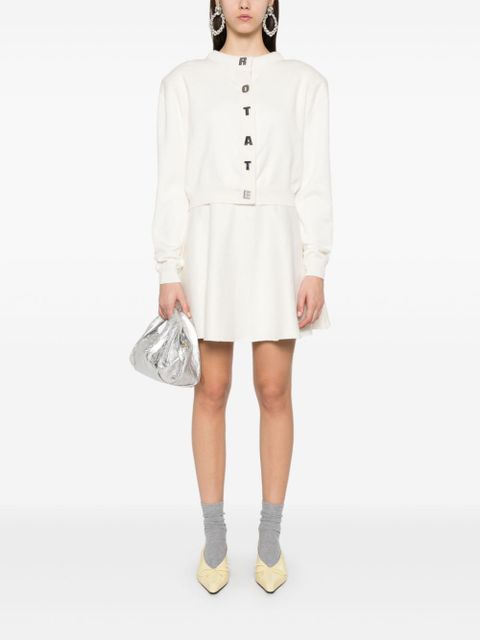 ROTATE BIRGER CHRISTENSEN firm-knit mini skirt - Neutrals