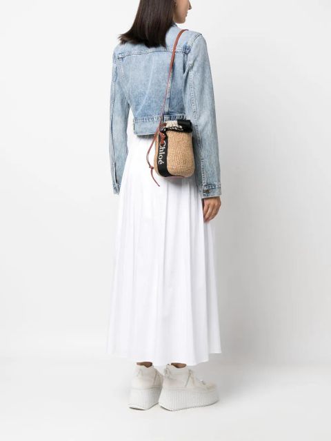 Chloé small Woody bucket bag - Neutrals - zdjęcie produktu nr 2