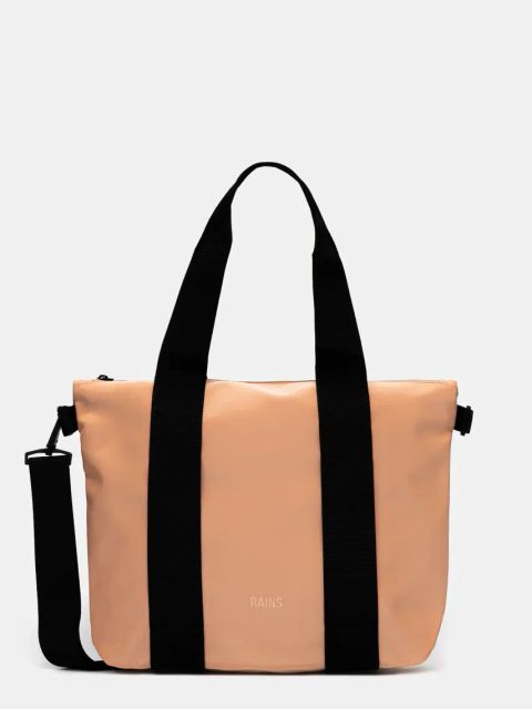 Rains torba Tote Bag Micro W3 kolor pomarańczowy 14180