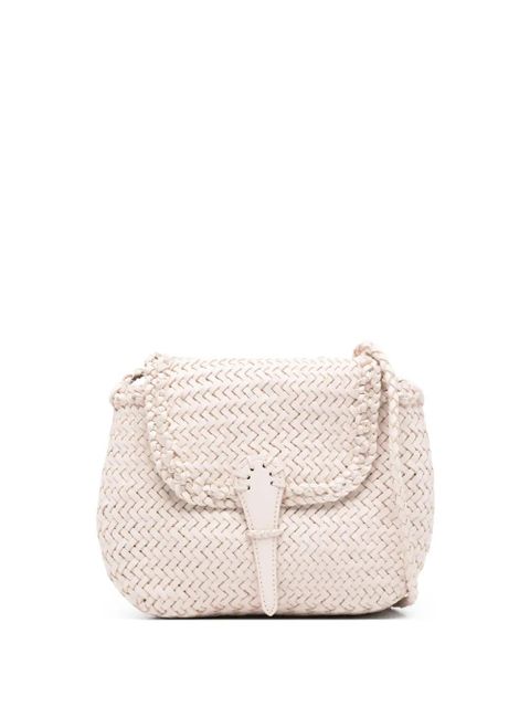 DRAGON DIFFUSION mini City woven cross body bag - Neutrals - zdjęcie produktu nr 1