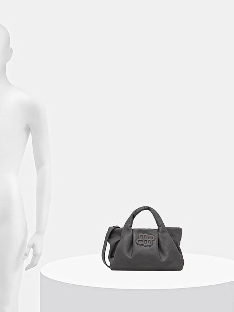 MUNTHE torebka skórzana LIXIA kolor szary 254191525452