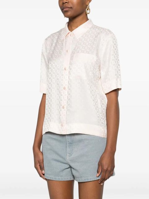 FENDI FF-jacquard shirt - Pink