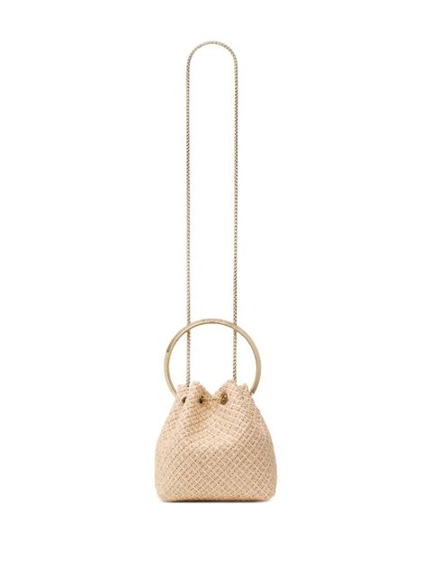 Jimmy Choo Bon Bon interwoven bucket bag - Neutrals - zdjęcie produktu nr 2