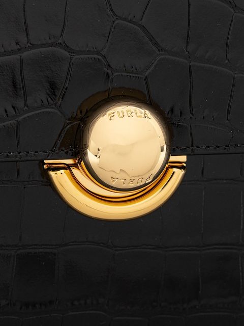 Furla torebka skórzana kolor czarny WB01355.BX3178.O6000