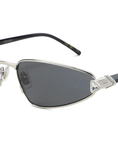 Valentino Garavani geometric-frame sunglasses - Silver
