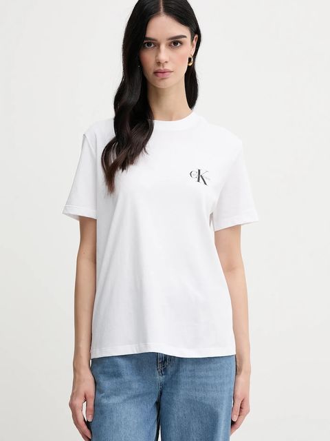 Calvin Klein Jeans t-shirt bawełniany - zdjęcie produktu nr 2