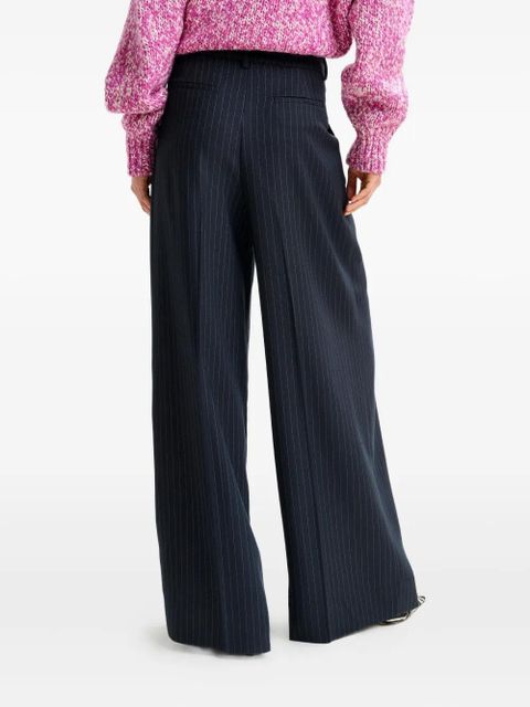 Essentiel Antwerp pinstripe-pattern pleated trousers - Blue