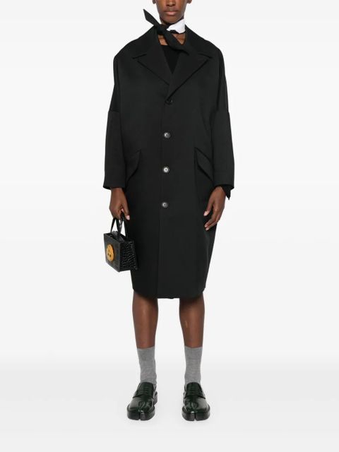 MM6 Maison Margiela single-stitch coat - Black - zdjęcie produktu nr 2