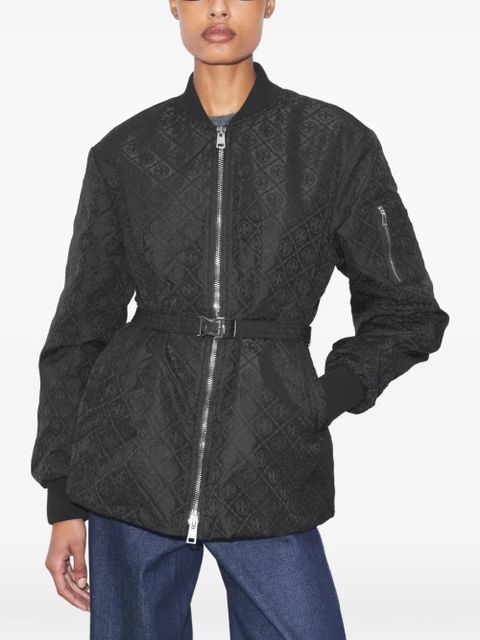 Tory Burch T-monogram zip jacket - Black