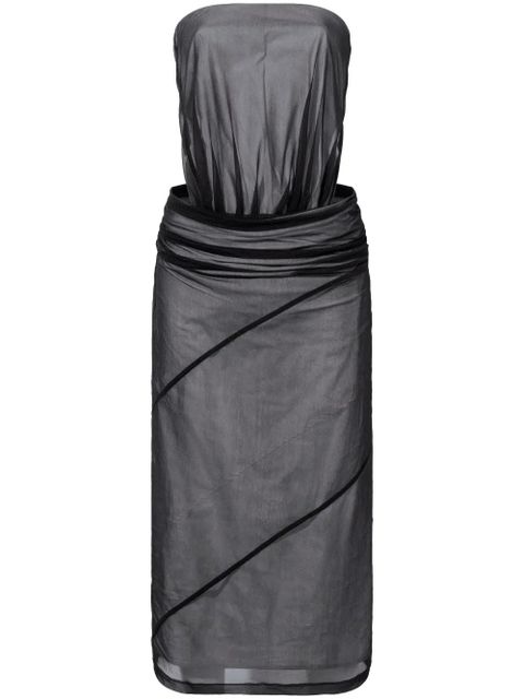Proenza Schouler Gwen strapless cut-out dress - Black - zdjęcie produktu nr 1