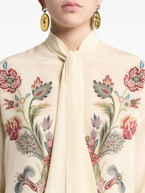 ETRO floral-print blouse - Neutrals