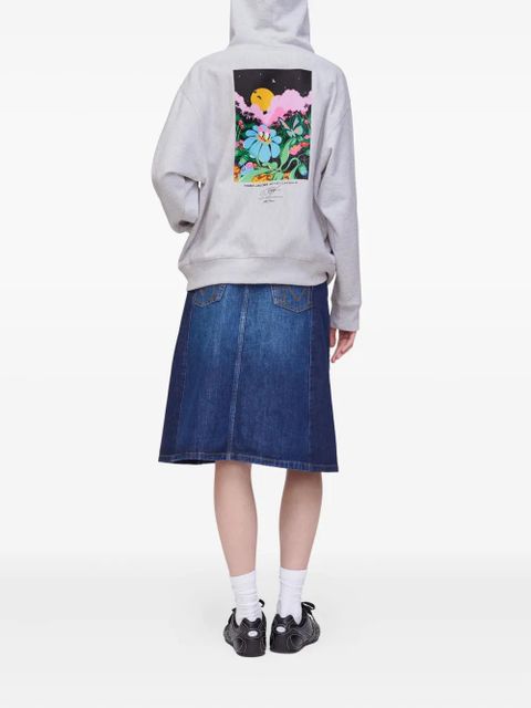 Marc Jacobs garden-print hoodie - Grey