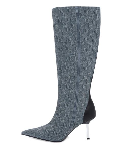MISBHV 75mm monogram boots - Blue