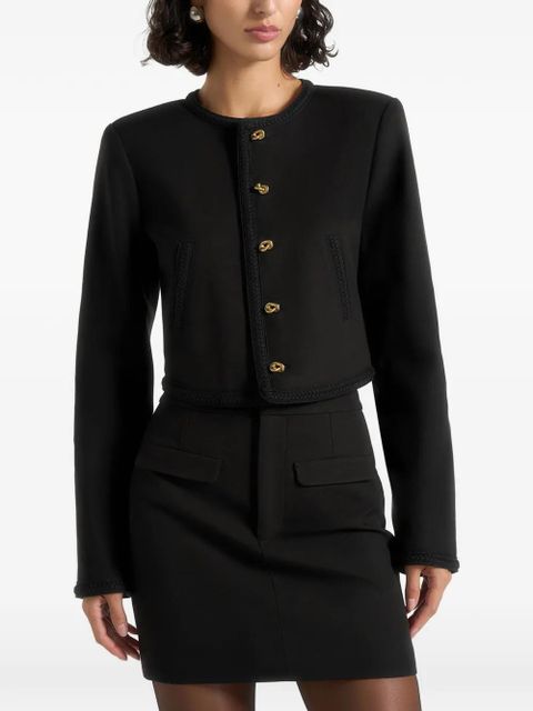Manière De Voir Madeline braided tailored jacket - Black - zdjęcie produktu nr 1