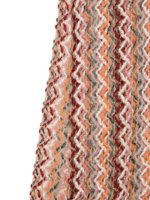 Missoni fringed scarf - Orange - zdjęcie produktu nr 2