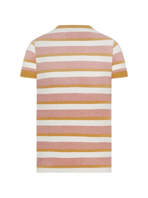 Prada striped ribbed-knit T-shirt - Pink - zdjęcie produktu nr 2
