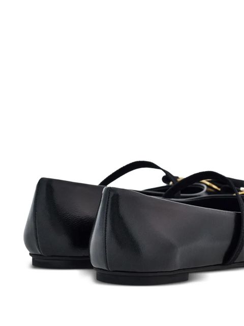 Ferragamo New Vara flat ballerina shoes - Black