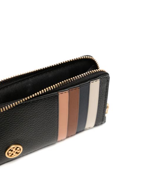 Tory Burch Robinson colour-block zip-fastening wallet - Black