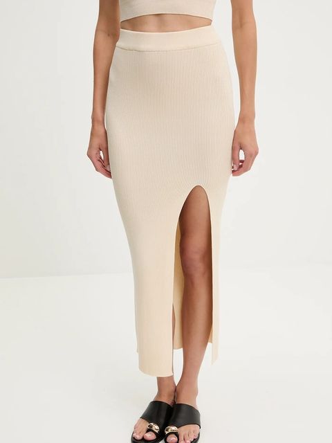 Answear.LAB top i spódnica damski kolor beżowy - zdjęcie produktu nr 2