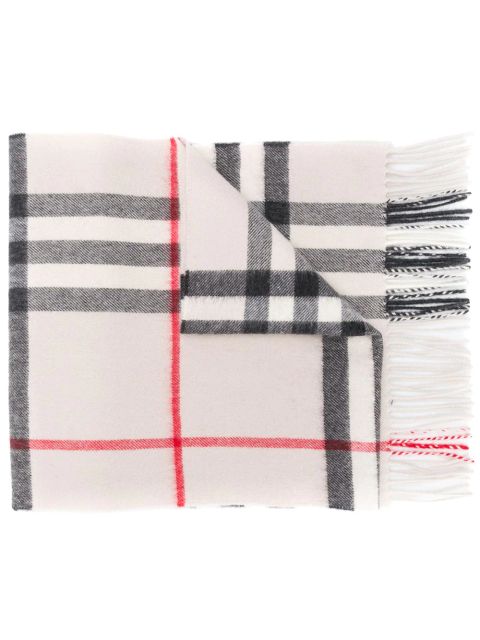 Burberry The Classic Check Cashmere Scarf - Neutrals