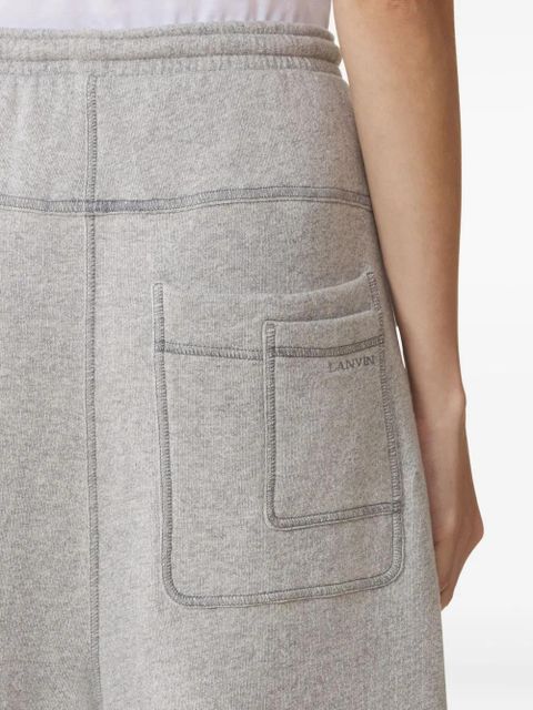 Lanvin pleated drawstring trousers - Grey