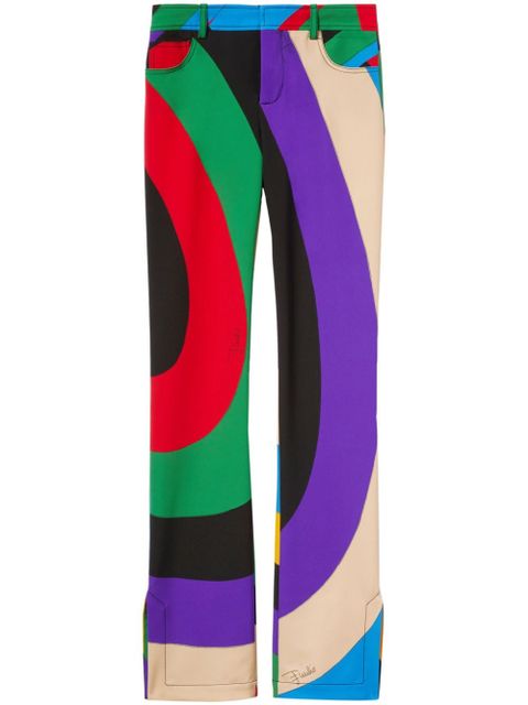 PUCCI Iride-print trousers - Purple - zdjęcie produktu nr 1