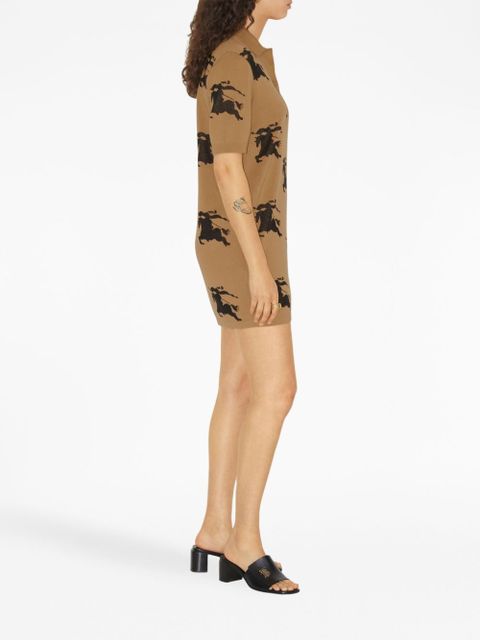 Burberry EKD-print jacquard shirt dress - Neutrals - zdjęcie produktu nr 2