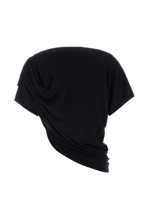 Gimaguas Daria drapped top - Black - zdjęcie produktu nr 2