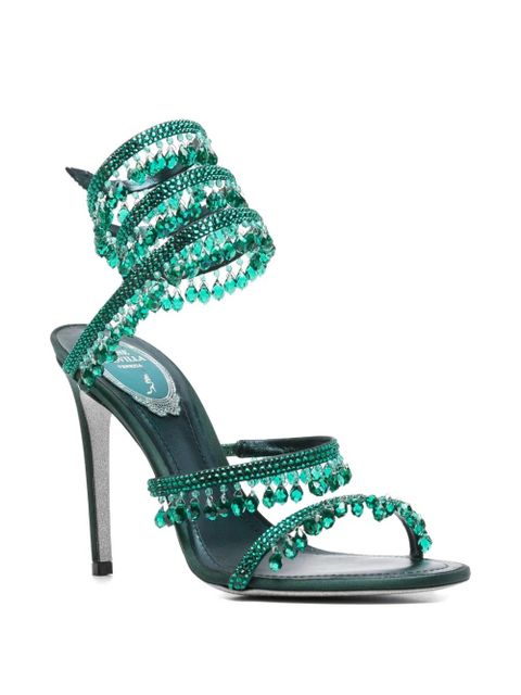 René Caovilla 105mm Chandelier sandals - Green - zdjęcie produktu nr 2